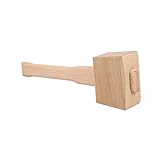 Heritan 250Mm Buche Massiv Zimmermannsholz Holzhammer Hammergriff Holzbearbeitungswerkzeug