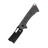 Kizer Quatch V3574N1 Vanguard Taschenmesser, Klappmesser (Schwarz Micarta)