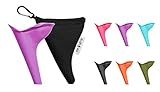 PiPiLOTTA® Frauenurinal für Unterwegs | Pinkelhilfe im Stehen für Festival, Camping, Reisen mit Schutzhülle | Wiederverwendbare Urinella | Urinal für Frauen (Violett)