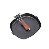 SMEJS Non-Stick Bratpfanne Holzgriff Faltbare Geschirr Kochen Steak Pot Tragb