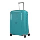 Samsonite S'Cure - Spinner M Koffer, 69 cm, 79 L, Blau (Aqua Blue)