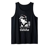 Geisha Gemälde Kanji - cooles Anime Japan Nerd Design Tank Top