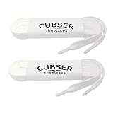 2 Paar Flache Schnürsenkel – 9mm breit, äußerst robust, Schuhbänder aus Premium Polyester, Perfekt für Sneaker, Chucks, Sportschuhe, F