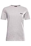 Superdry Womens W1010519A T-Shirt, Off White Marl, S