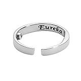 Eureka Akupunktur Ring gegen Schnarchen Sterling Silber 925 Größe Mittel (M) - gibt es auch in den Größen Klein (S) und Groß (L)
