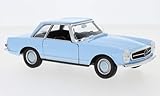 Mercedes-Benz SL-Klasse 230SL Pagode Coupe Hell Blau W113 1963-1971 1/24 Welly M