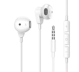 In-Ear Kopfhörer für iPhone 3,5mm Stereo Ohrhörer Audio Headset Geräuschisolierung Kabel-Headset mit Lautstärkeregler und Mikrofon kompatibel mit iPhone, Huawei, Mi, Nokia, Samsung,MP3,