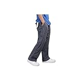 Wangchngqingmck Arbeitshose Männer, Frachthosen,Sommer Männer Harem Fracht Hosen Große große Männer Lässig Viele Taschen Lose Arbeit Hosen Männliche Gerade Hose (Color : Blue, Size : 4XL)