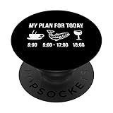 Lustig Meer Forelle Angeln Angler Fisch My Plan For Today PopSockets mit austauschbarem PopGrip