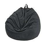 Tongdejing Sitzsack Stühle Couch Sofabezug(Keine Bohnen), Cord Lazy Lounger Sofa Sitzsack Stuhlbezug für Kinder und Erwachsene Tierlager, kein Fü