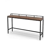 liangzishop Bartisch Stehtisch Hohe Bar-Tisch-Home-Schmiedeeisen-Bar schmaler Tisch gegen den Bar-Tisch Bistrotisch Bartheke Tresentisch (Color : 160 * 40 * 105cm)