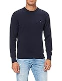 Tommy Hilfiger Herren PIMA Cotton Cashmere Crew Neck Pullover, Wüstenhimmel, Larg