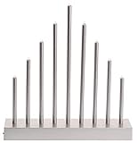 LS-LebenStil Schwibbogen 10 LED Silber Lichterbogen Leuchter Fensterleuchter Py