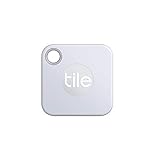 Tile Mate (2020) Bluetooth Item Locator 1er Pack, Weiß. 60 m Reichweite, 1 Jahr austauschbare Akkulaufzeit, funktioniert mit Alexa und Google Home. Kompatibel mit iOS