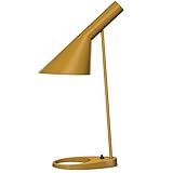 AJ Table Lamp, Louis Poulsen, Tischleuchte Entworfen von Arne Jacobsen (Ockergelb)