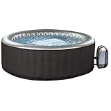 NC 3 Personen Tragbarer Aufblasbarer Whirlpool Outdoor Aufblasbarer Massage Whirlpool Maximale Temperatur 40℃ Beheiztes Wassersystem Bubble Jets für Z