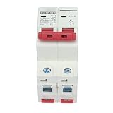 Miniatur-DC-Leistungsschalter, einfache Installation Sicherheitsgarantie Pa66 Materialleckageschutzschalter für Photovoltaik-Solaranlage für DIN-Schienenmontag
