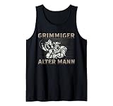 Wikinger Axt Böser Alter Grimmiger Mann Tank Top