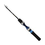 120 cm Kohlefaser EIS Angelrute Mini Pole Tragbare Garnelen Winter Angelrute mit Angelrolle Angelgerät (Farbe: a) kangdongxu (Color : B)