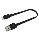 GC Lightning | 25cm USB Kabel Ladekabel Schnellladekabel für Apple iPhone 13 12 11 SE Pro/Max | iPhone X XR XS Max | iPhone 8 7 Plus | iPhone 6 6S 5 5C 5S Plus | iPad Air/Pro/Mini | iPod Nano/T