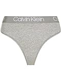Calvin Klein Damen Unterwäsche High Waist Thong L Grau 000QD3754E020