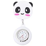 Balacoo Krankenschwesteruhr Panda Figur Schwesternuhr Krankenschwester Fob Uhr Armbanduhr Arzt Taschenuhr Personalisierte Ansteckuhren Pflegeuhr für Pflege Damen Schwestern Geschenk