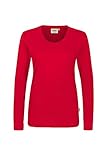 HAKRO Damen Langarm T-Shirt 'Classic' - 178 - rot - Größe: M