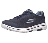 Skechers Herren Gowalk 5 Sportliche Workout-/Walking-Schuhe mit luftgekühltem Schaumstoff Sneaker, Navy, 48.5 EU