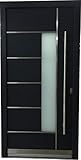 Haustür Welthaus WH94 RC2 Premiumtür Aluminium mit Kunststoff LA 40 Tür AUF LAGER Tür 1000x2100mm DIN Rechts Farbe aussen Anthrazit Innen weiß außengriff BGR1400 innendrucker M45 Zylinder 5 Schlüß