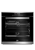 Beko BVM35400XS Einbaubackofen mit animiertem Display und Sensortasten/Split & Cook - 3 unterschiedliche Garraumgrößen bis 80 l/