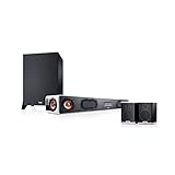 Teufel Cinebar Ultima Surround Power Edition 4.1-Set Weiß / Schwarz-Weiß Soundbar Bluetooth mit aptX HDMI Surround Kino - Sound Speak