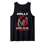 Walli - Born To Be A Gamer - Personalisiert Tank Top