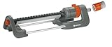 Gardena Classic Viereckregner Polo 250: Rasensprenger für gleichmäßige Flächenbewässerung von 110 -250 m², Reichweite 8-18 m, Sprengweite max. 14 m, wartungsfrei dank Edelstahl-Schmutzsieb (2083-20)
