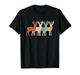 Hirsch Retro Vintage Hirschjagd Jäger Hirsche Jagen Rotwild T-S