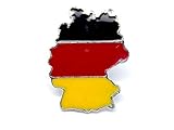 Patch Nation Deutsches Deutschland Geformt Flagge Metall Button Badge Pin Pins Ansteck