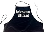 ShirtShop-Saar Kaiserslautern Ultras; Städte Schürze (Latzschürze - Grillen, Kochen, Berufsbekleidung, Kochschürze), schw