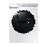 Samsung Waschtrockner WD91T984ASH/S2, SchaumAktiv-Technologie, QuickDrive™ Eco, Simple Control-Bedienkonzept, AutoOptimalWash-Programm, AddWash™, Air Wash, SuperSpeed 39 Min, 9/6 kg, Weiß