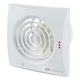 Vents Quiet, T, TH 100 / 125 / 150 Lüfter Klima Abluft Rohrlüfter Axiallüfter Ventilator Badlüfter (Quiet 100mm)