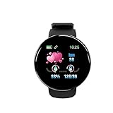 YUECI Herren Damen Smartwatch Schlafüberwachung Fitness Tracker Armband Fitness Armbanduhr Sportuhren Voller Touch Screen Wasserdicht Bluetooth Smart Watch mit Pulsuhr und Blutsauerstoffsättigung