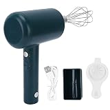 Talany Schneebesen, tragbarer Handmixer Abnehmbarer One-Touch-Schlag-Multifunktions-Milchaufschäumer 3-Gang-USB-Ladegerät für die Küche zu H