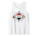 Stolze Irak Liebe Irak Flagge Landhaus Nation Tank Top