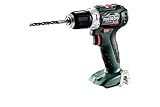 Metabo Akku Bohrschrauber BS 12 BL (12 V, mit LED-Licht, Bithalter, Schnellspannbohrfutter) 601038890