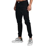 BIBOKAOKE Jeans Herren Straight Löcher Jeans Hose Skinny Stretch Ripped Loch Hotpants Retro Druck Jeanshosen Hip Hop Punk Hose Tapered Denim Hose Streetwear Denim Pants Slim Fit D