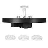 YARNOW Solar Brunnen Pumpe Solar Powered Wasser Brunnen mit Bunten Led- Leuchten für Outdoor Vogel Bad Teich Pool Aquarium Aquarium Zubehö