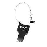 Cravallo® Ergonomisches Körpermaßband I CM-Umfangmaßband I Fitnessmaßband I Sportmaßband in CM I Maßband zum Messen von Körperumfängen (DE-Version in CM)