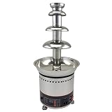 Adima 4 Stufen Digitaler Bildschirm Schokoladenfondue-brunnentopf Einstellbare Temperatur 304 Edelstahl Werbung Elektrische Schmelzmaschine 6,6 Pfund Kapazität (Silber)