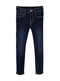 Vertbaudet Slim-Fit Jeans für Jungen, 5-Pocket Dark Blue 134