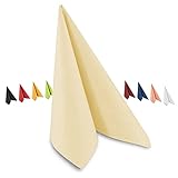 Tafel-Servietten, 3-lagig, 40 x 40 cm, Inhalt 250 St., in unterschiedliche Farben, jeweils abgestimmt auf Einrichtung & Dekoration, für Gastronomie & Zuhause,