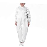 New Lon0167 Unisex-Langarm-Reinraum-Antistatischer Overall Vorgestellt Uniform Weiß XL(id:f47 8c 1d 7e9)