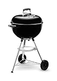 Weber 1231004 Holzkohlegrill Bar-B-Kettle mit GBS, Durchmesser 47 cm, schwarz, Kugelg